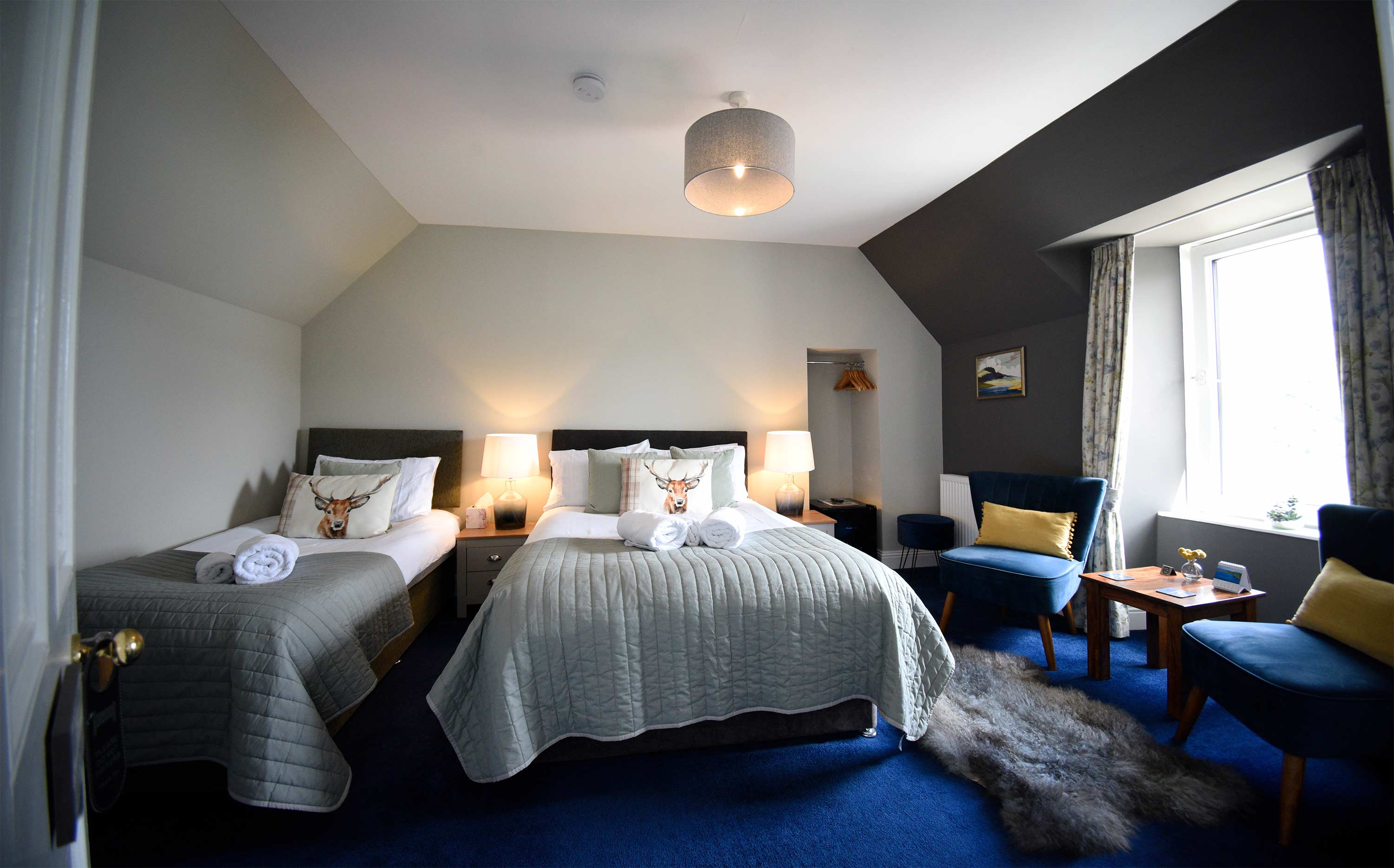 Rock View Family Triple Room Luxury Bed and Breakfast accommodation Portree